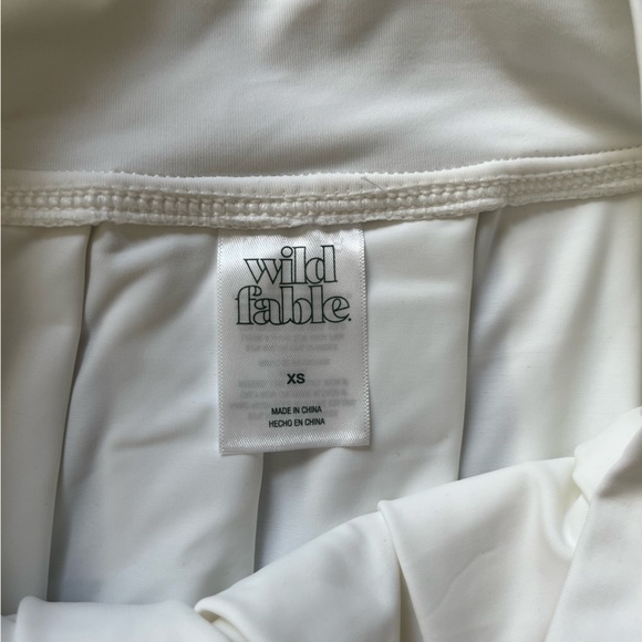 Wild Fable White Tennis Mini Skirt - Picture 4 of 4